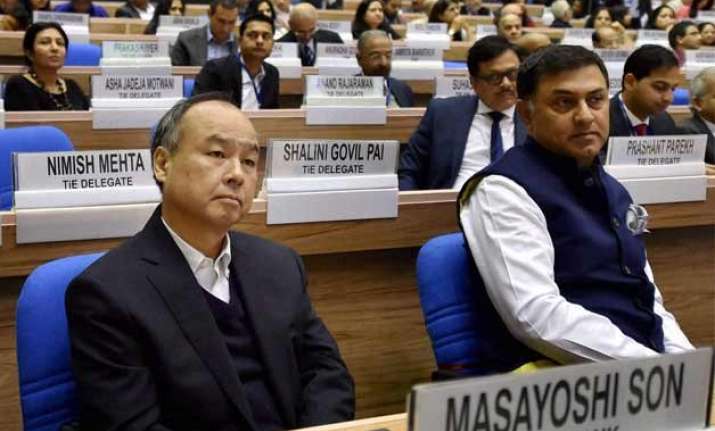 japan s softbank betting on india to raise investment