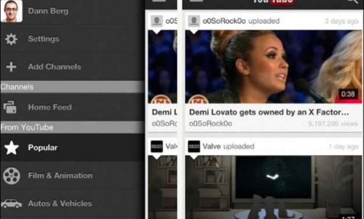 youtube renovates app with vertical video
