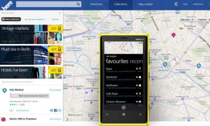 samsung shuns google licenses nokia s here maps