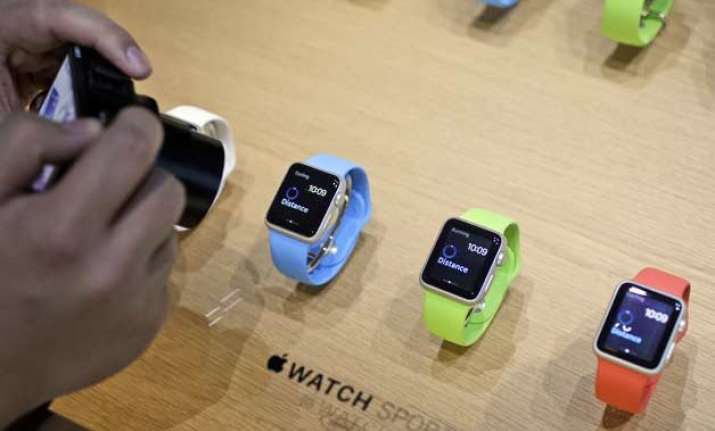 apple unveils smart watch new lighter macbook