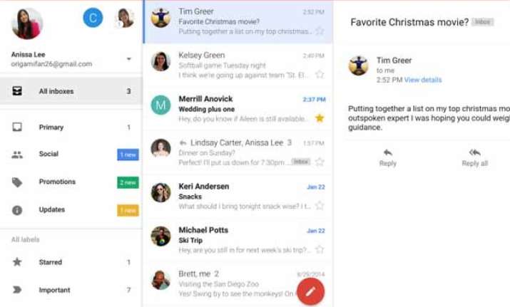finally gmail s android app update shows all your accounts