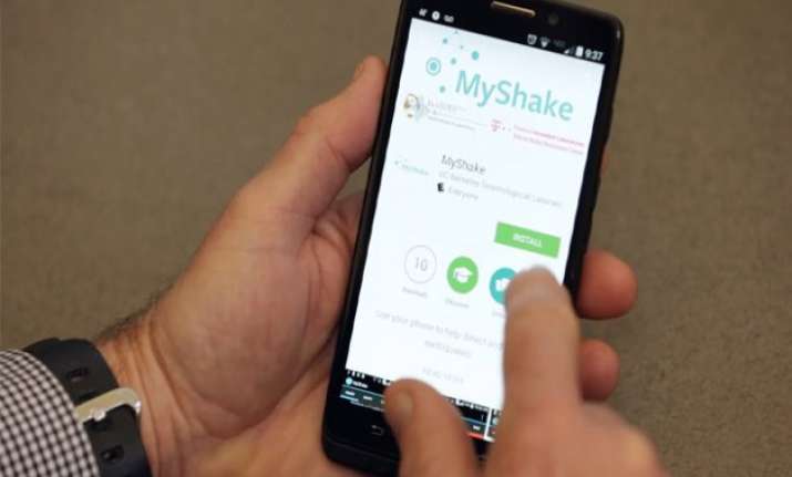 android app myshake turns phones into an earthquake detector