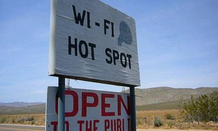 wi fi hot spots in cities tourist centres may come up soon