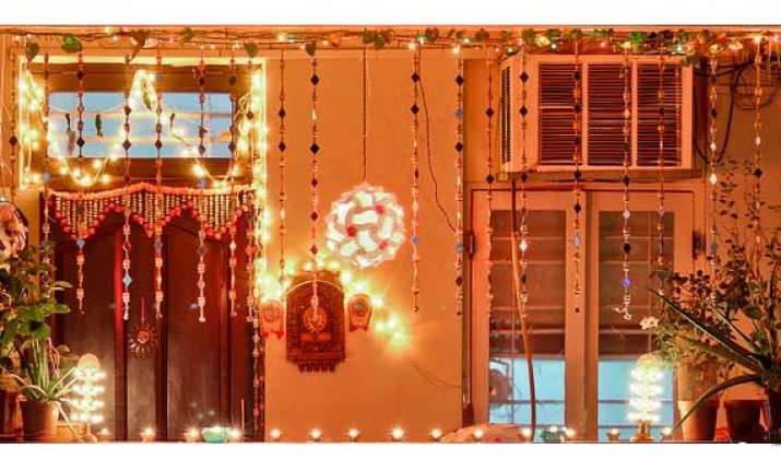 india shining with chinese lights on diwali