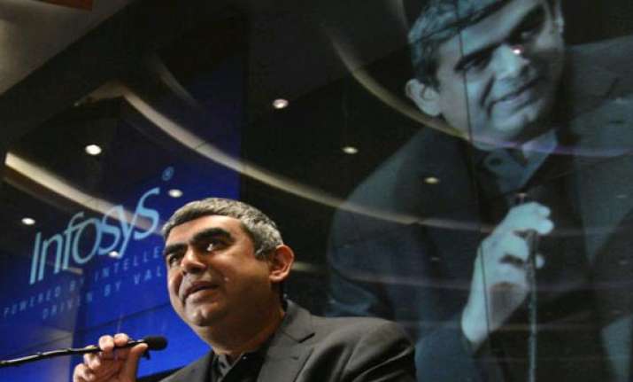 infosys gifts sikka shares worth rs.8.2 crore