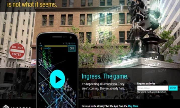 ingress the new augmneted reality game by google for