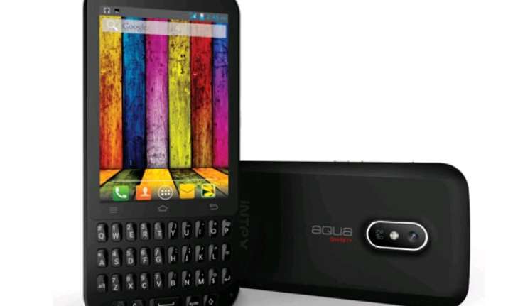 intex launches touch and type smartphone for rs 4 990
