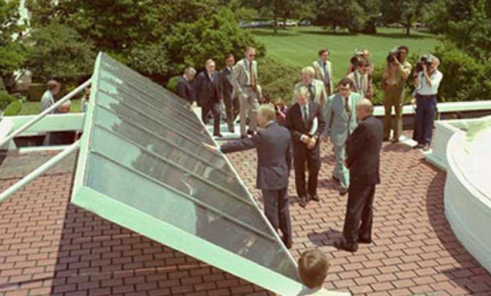 let the sun shine in on white house solar panels