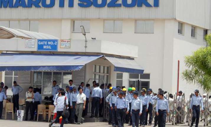 maruti workers seize control of manesar palnt