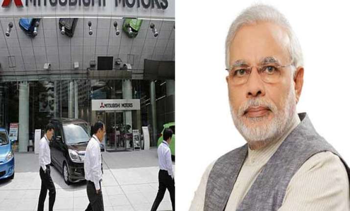 mitsubishi corp ceo calls on narendra modi