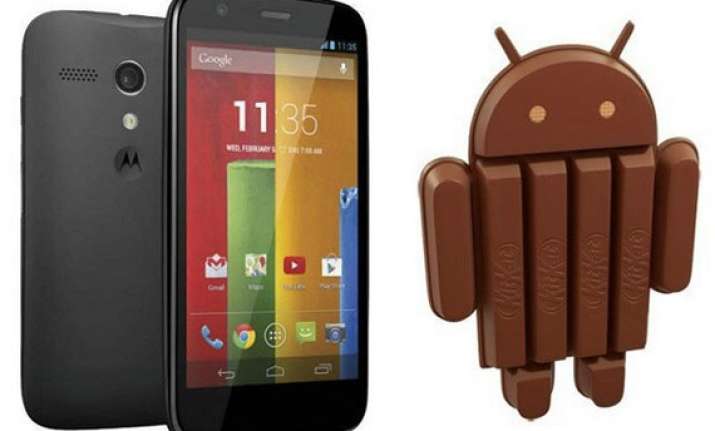 motorola moto g dual sim gets android 4.4.2 kitkat update