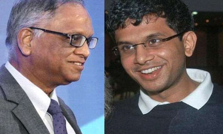 murthy credits prodigal son for smart moves by infosys