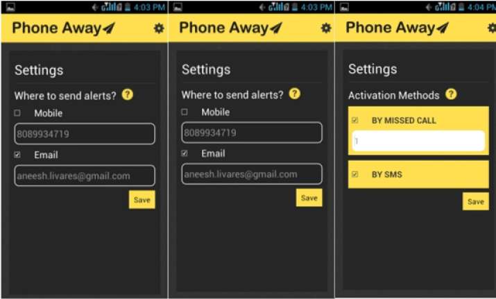 phone away app lets you access your android phone remotely