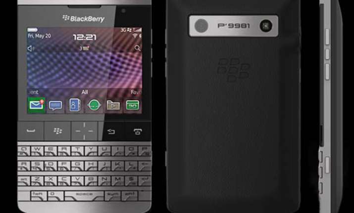 rim launches blackberry porsche p 9981 at rs 1.4 lakh