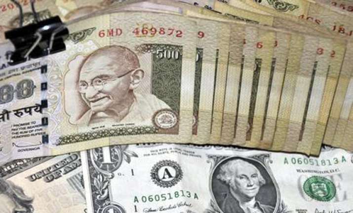 rupee eases against dollar still up 12 paise