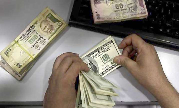 rupee drops further against dollar down 20 paise