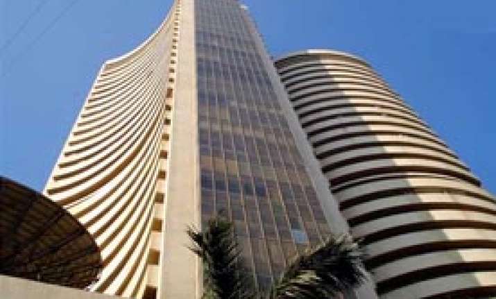 bse sensex wipes out initial losses to end almost flat