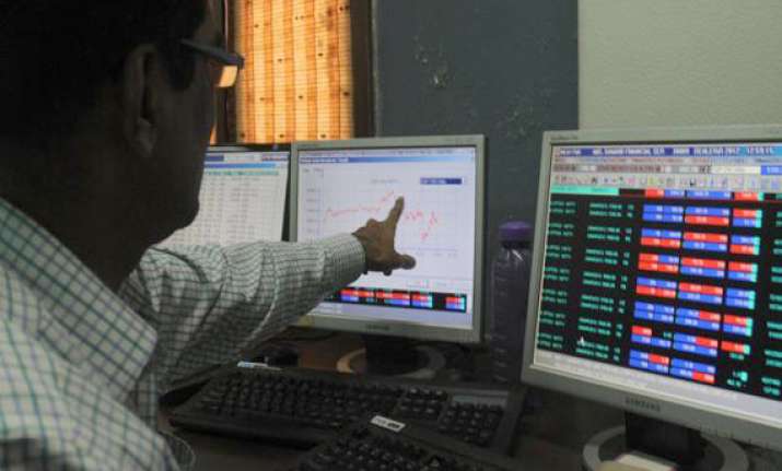 sensex down 63 points