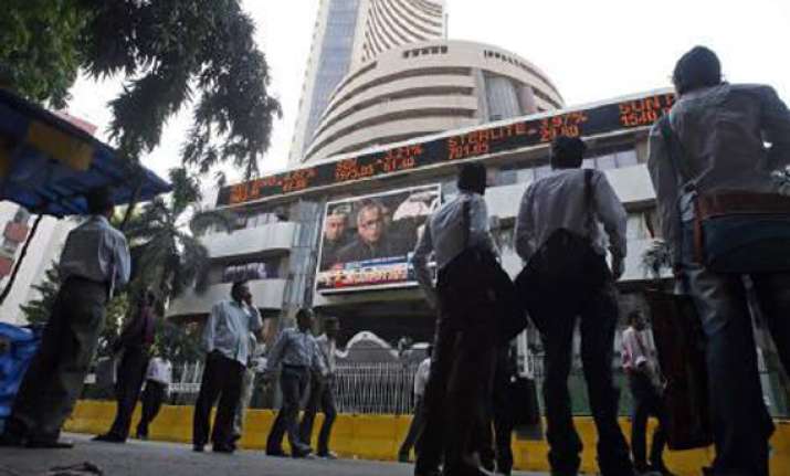 sensex ends on flat note up about 13 points