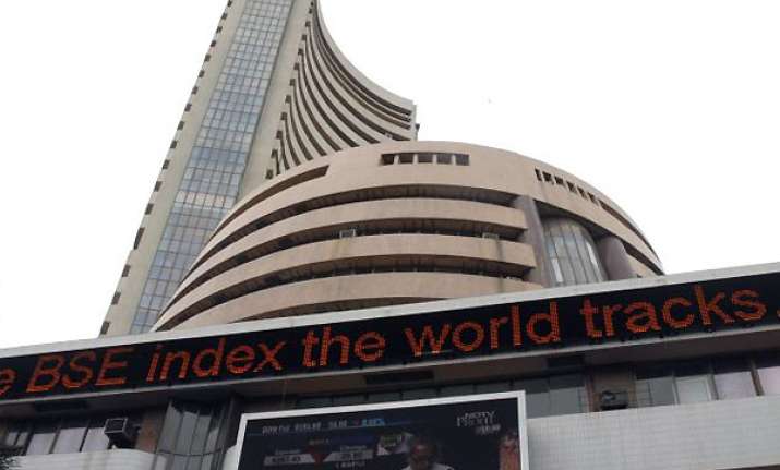 sensex tanks 364 points rupee down by 13 paise on mauritius
