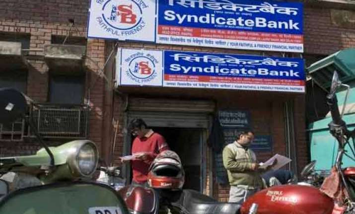 syndicate bank seeks government nod for rs 1 100 crore qip