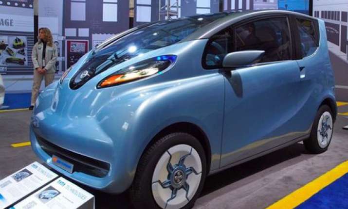 tata unveils cheap electric car