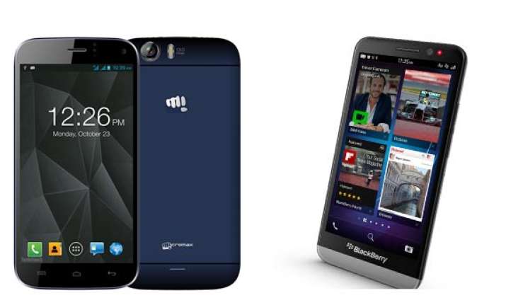 weekly smartphone launches micromax canvas turbo blackberry