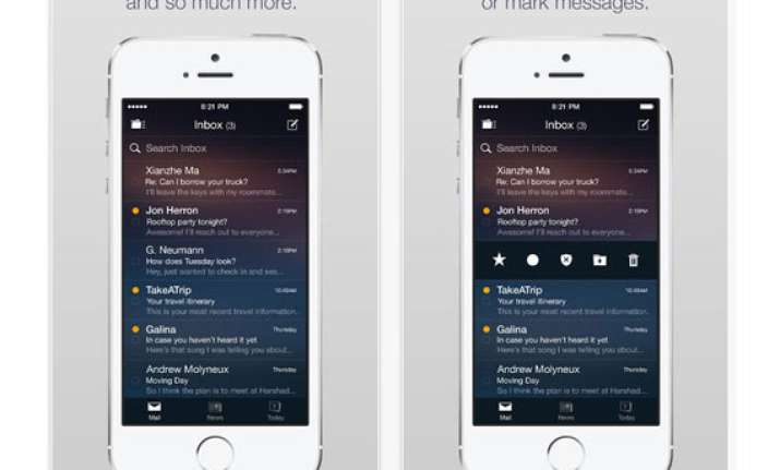 yahoo revamps iphone mail app