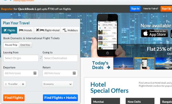 yatra.com raises rs 140 crore in funding