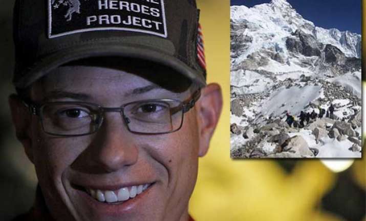 former us marine set to climb mt. everest on artificial limb