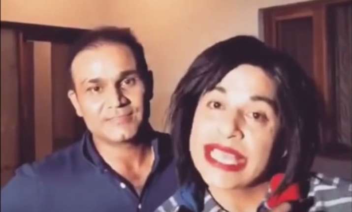 watch virender sehwag s funny dubsmash video will leave you