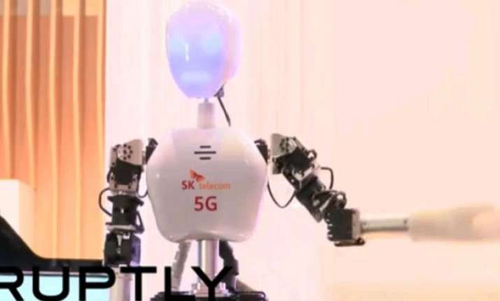 watch here comes 5g robot to save you from natural disasters