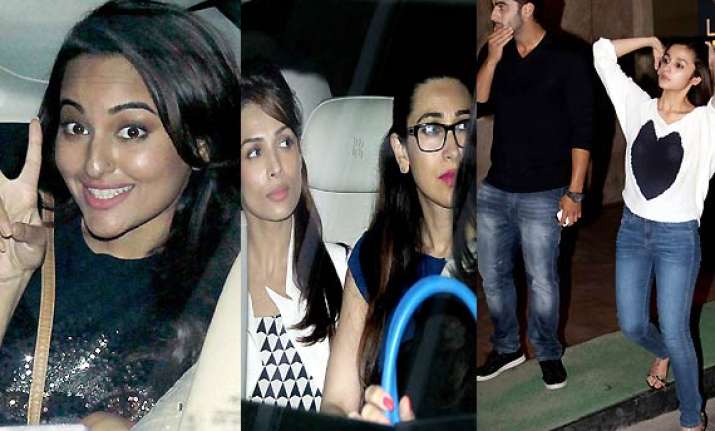 sonakshi karisma malaika watch 2 states with alia and arjun