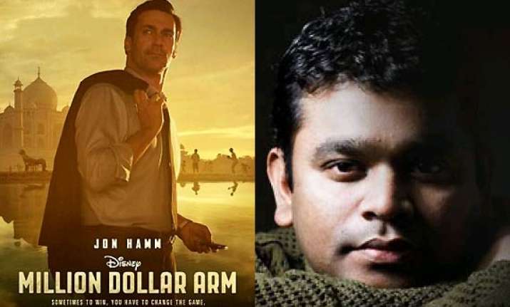 a.r. rahman busy with hollywood movie million dollar arm s