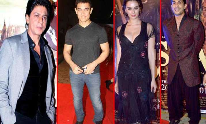 aamir shah rukh prateik amyra attend special screening of