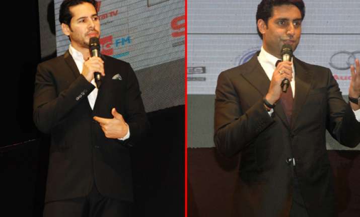 abhishek dino baichung attend indian football awards 2013