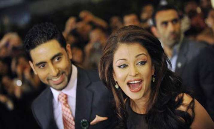 abhishek nervous about his first comedy with ash