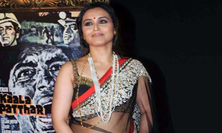 actors always crave adulation rani mukherji