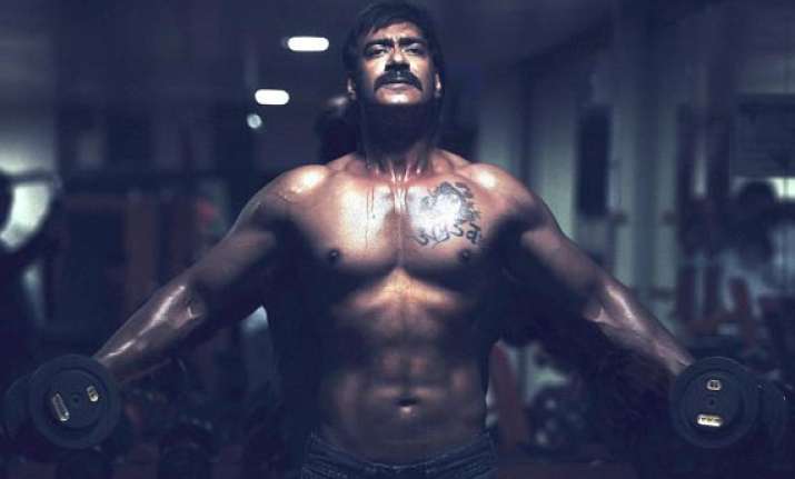 ajay devgn converts vanity van into gym while shooting