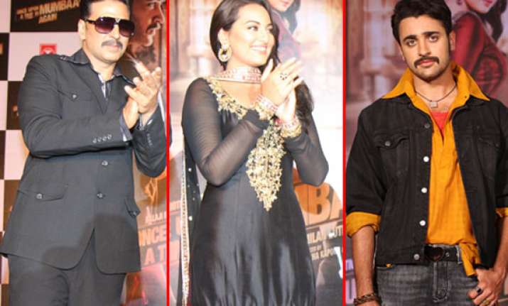 akshay sonakshi and imran unveiled the trailer of once