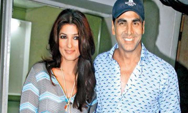 akshay wife twinkle had a tiff