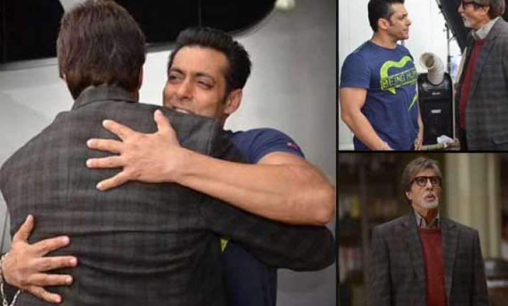 amitabh bachchan meets salman and tabu view pics