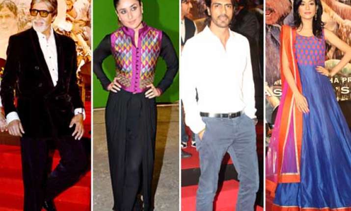 big b ajay kareena arjun unveil raghupati raghav from