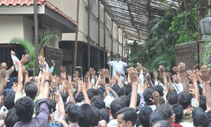 big b apologises for police roughing up his fans