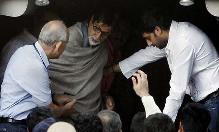 happy to be back in familiar surrounding says big b