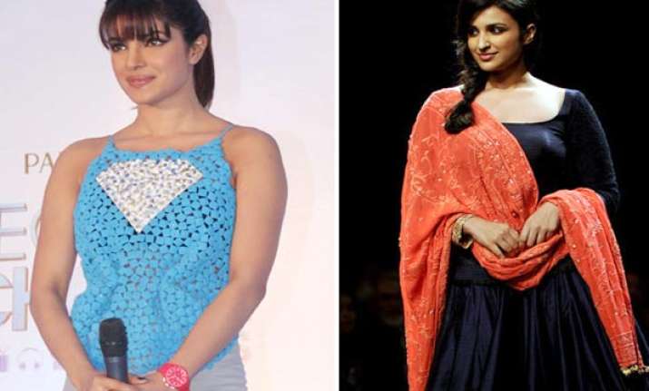 cousins priyanka and parineeti chopra competing for award