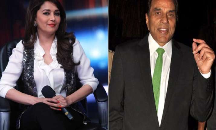 dharmendra the most handsome person says madhuri dixit