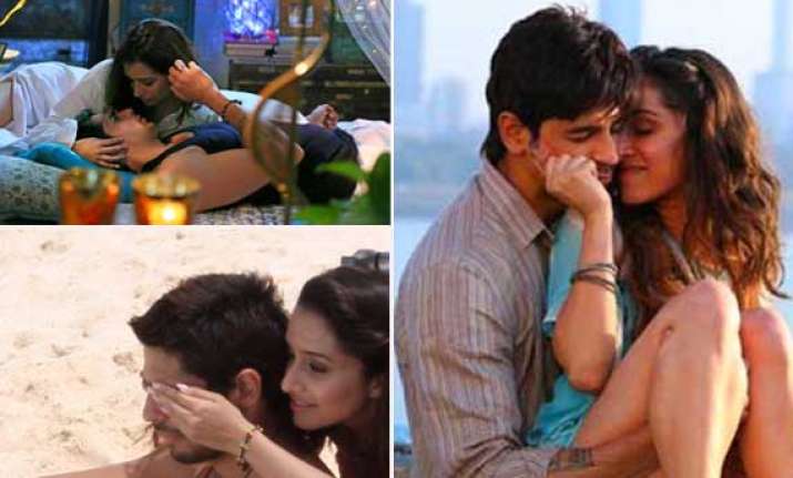ek villain new stills shraddha siddharth get intimate in