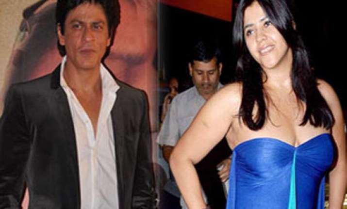 ekta kapoor refuses to let shah rukh khan watch once upon a