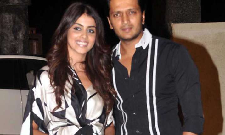 genelia received first last telegram from riteish